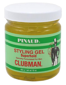 Clubman Superhold Styling Gel, 16 oz