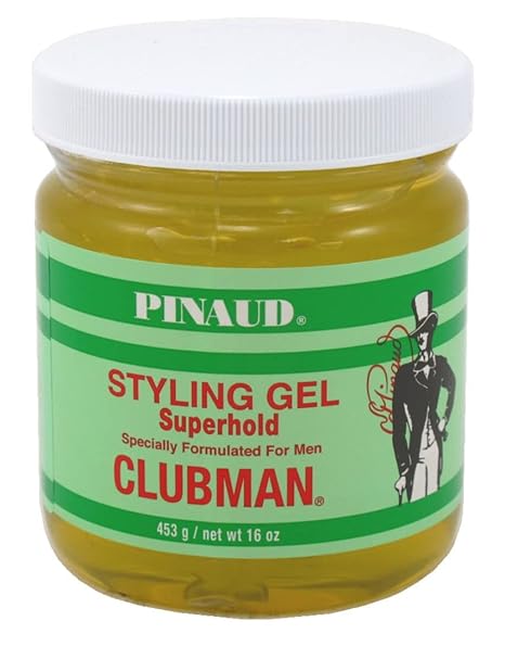 Clubman Superhold Styling Gel, 16 oz