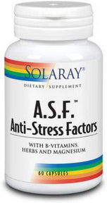 Solaray A.S.F. Anti-Stress Factors Supplement, 60 Count