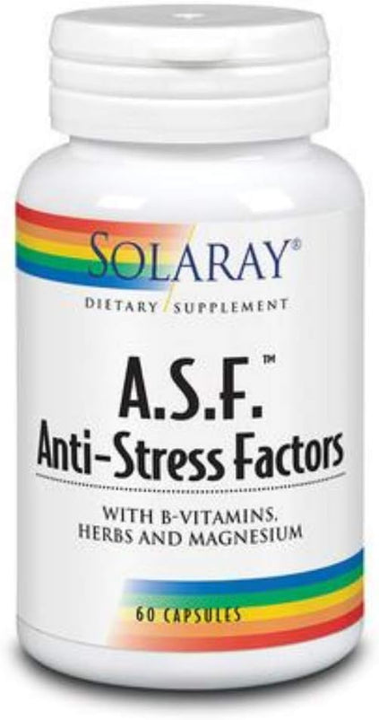 Solaray A.S.F. Anti-Stress Factors Supplement, 60 Count