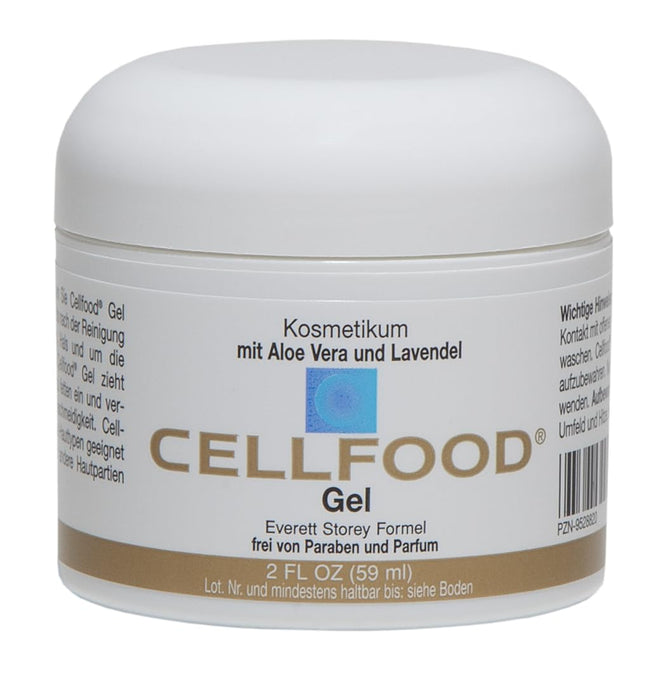 Cellfood Oxygen Gel, 2 fl oz - Nutrient Rich - Provides Moisture & Protection, Decreases Appearance of Fine Lines - Aloe Vera, Lavender Blossom Extract, Cellfood & Glycerine - Hypoallergenic, Non-GMO