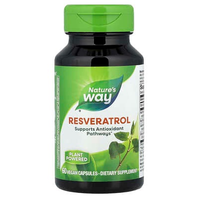 Nature's Way, Resveratrol, 60 Vegan Capsules