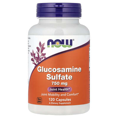 NOW Foods, Glucosamine Sulfate, 120 Capsules (750 mg per Capsule)