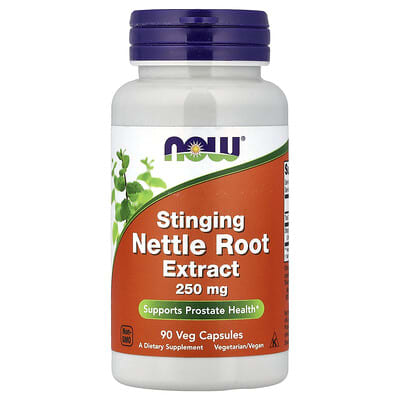 NOW Foods, Stinging Nettle Root Extract, 250 mg, 90 Veg Capsules