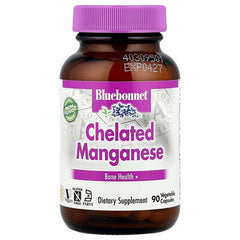 Bluebonnet Nutrition, Chelated Manganese, 10 mg, 90 Vegetable Capsules