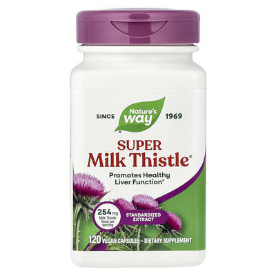 Nature's Way, Super Milk Thistle®, 120 Vegan Capsules