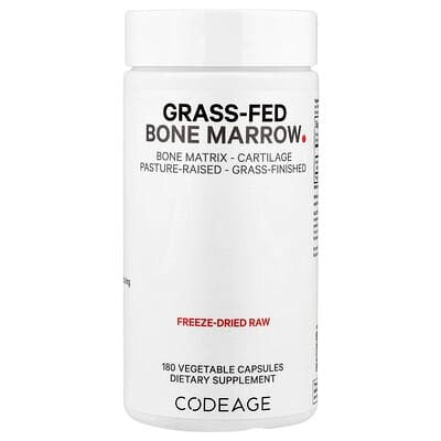 Codeage, Grass-Fed Bone Marrow, 180 Vegetable Capsules