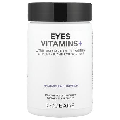 Codeage, Eyes Vitamins+, 120 Vegetable Capsules