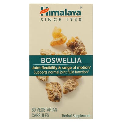 Himalaya, Boswellia, 250 mg, 60 Vegetarian Capsules (125 mg per Capsule)