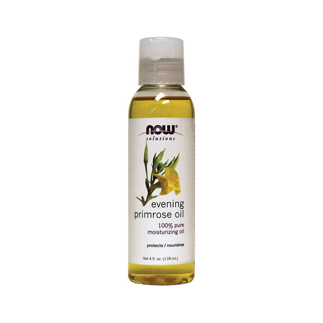 Now foods Solutions 100% Pure Evening Primrose Oil, 4 oz, now essential oils
