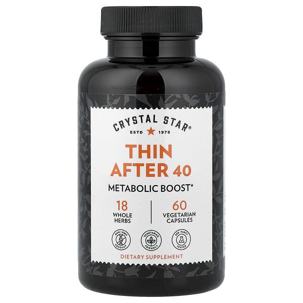 Crystal Star, Thin After 40, 60 Vegetarian Capsules