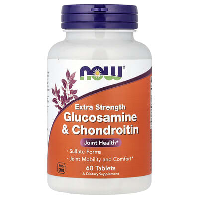 NOW Foods, Glucosamine & Chondroitin, 60 Tablets