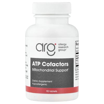Allergy Research Group, ATP Cofactors, Mitochondrial Support, 90 Tablets