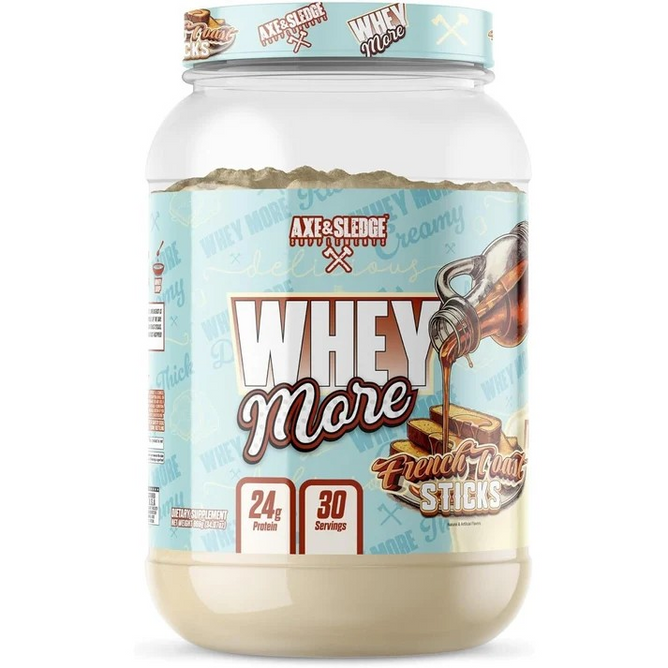 whey protein powder french toast, axe and sledge french toast sticks, axe and sledge french toast protein, 30 servings