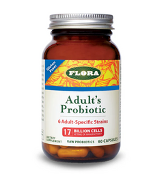 Flora Probiotics For Digestive Health & Stomach Relief, 60 Capsules