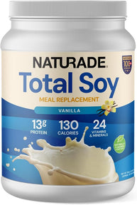 Naturade Total Soy Protein Powder and Meal Replacement Shakes for Weight Loss, Vanilla (30 Servings)