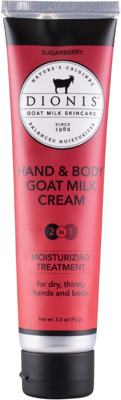 Dionis Goat Milk Hand & Body Cream Sugarberry 3.3oz