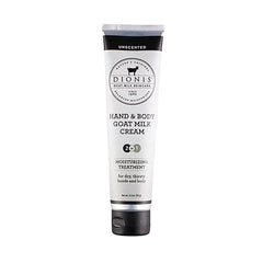 Dionis Goat Milk Hand & Body Cream Unscented 3.3oz