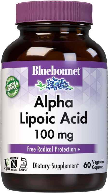 BLUEBONNET NUTRITION ALPHA LIPOIC ACID 100 mg