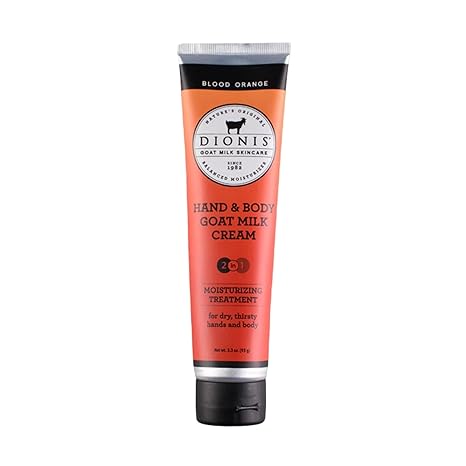 Dionis Goat Milk Hand & Body Cream Blood Orange 3.3oz
