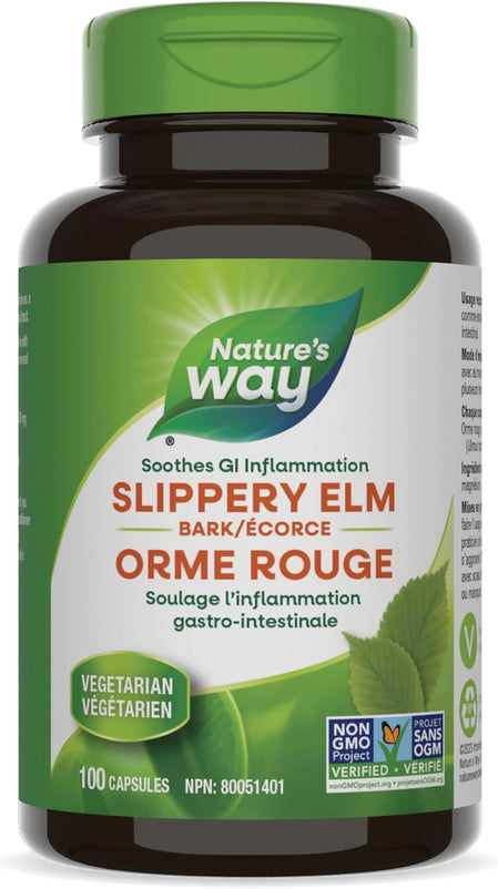 Nature's Way Slippery Elm Bark 100 Count
