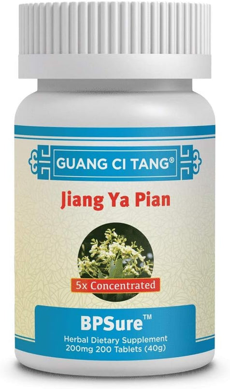 Guang Ci Tang - Jiang Ya Pian/Wan - BPsure - (Formerly HypertenSure) 200 mg 200 Tablets