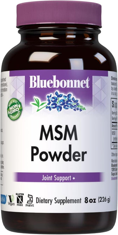 BlueBonnet MSM Powder, 8 Ounces