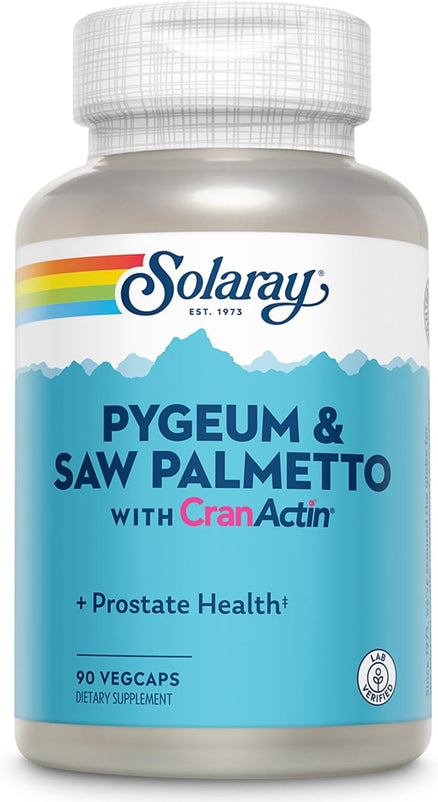 Solaray, Pygeum Saw Palmetto Cranberry, 90 Capsules