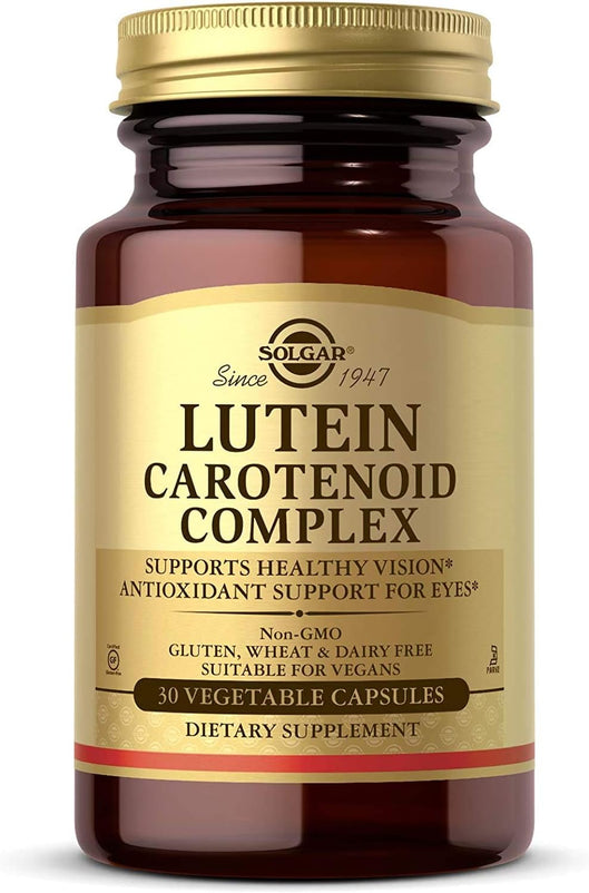 Solgar Lutein Carotenoid Complex Vegetable Capsules, 30 Count
