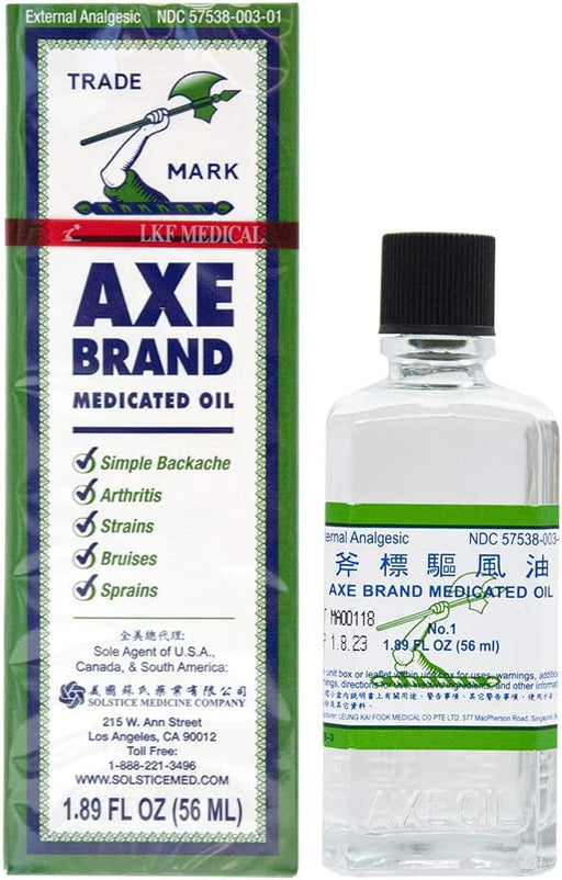 Axe Brand Medicated Oil - 1.89 oz (Solstice)