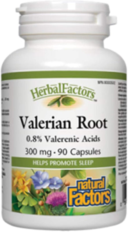Natural Factors Valerian Root 300 mg, 90 Capsules