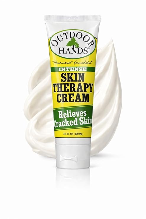 Intense Skin Therapy Cream for Dry, Cracked, Chapped Skin, Pharmacist Formulated with Organic Oils & Botanical Extracts
