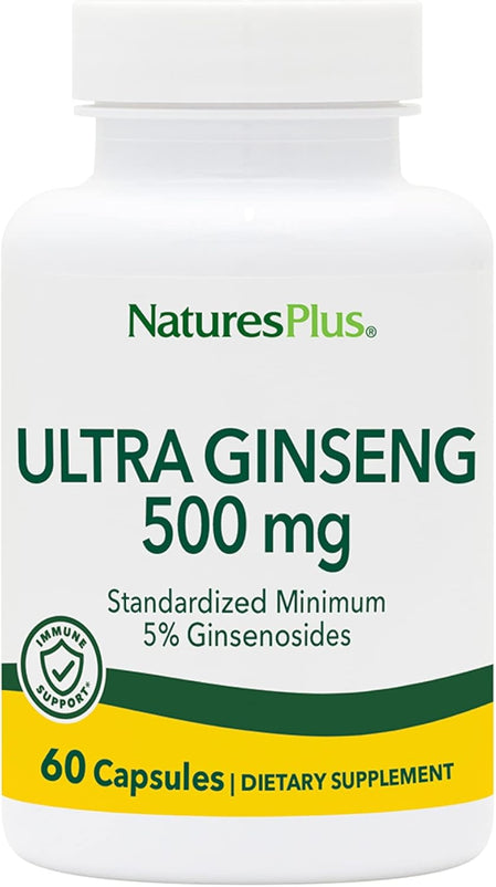 Nature'S Plus Ultra Ginseng 500Mg 60 Caps