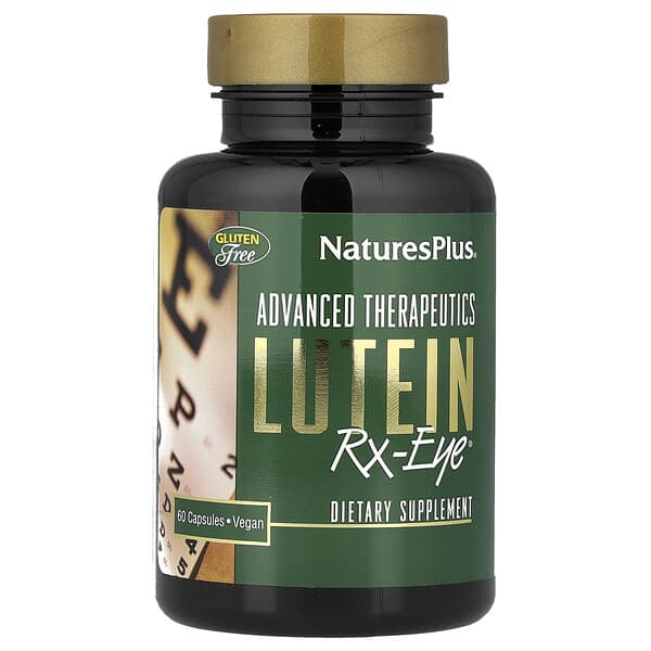 NaturesPlus, Advanced Therapeutics, Lutein RX-Eye®, 60 Capsules