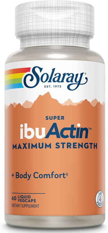 Solaray Super IbuActin 60 capsules.