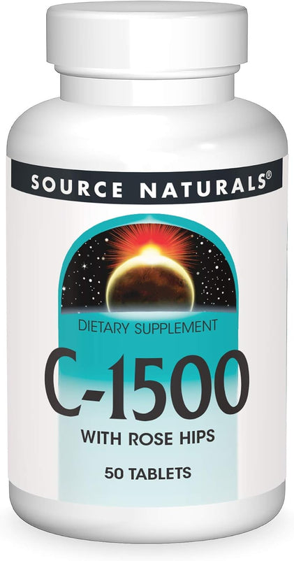 C-1500 with Rose Hips Source Naturals, Inc. 50 Sustained Release Tablet