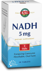 KAL 5 Mg Nadh Tablets, 30 Count