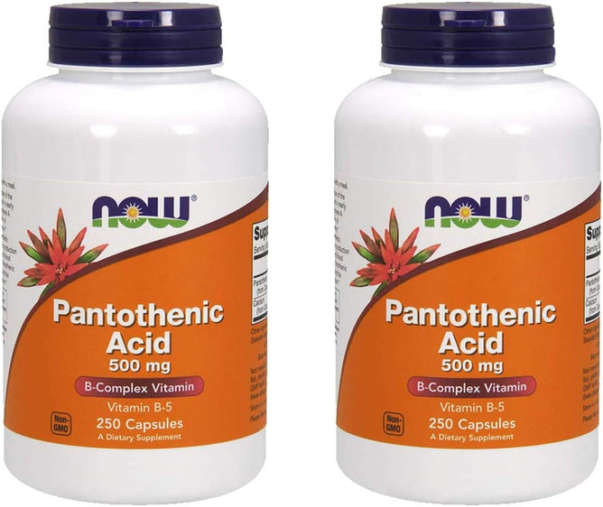 Now Foods Pantothenic Acid 500 mg, 250 Capsule