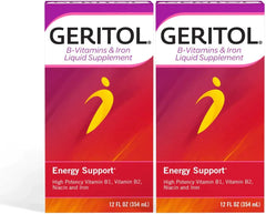 Geritol B-Vitamins and Iron Liquid Supplement, 12-Ounce