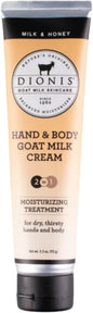 Dionis Goat Milk Hand & Body Cream Milk & Honey 3.3oz