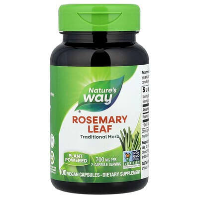 Nature's Way, Rosemary Leaf, 350 mg, 100 Vegan Capsules