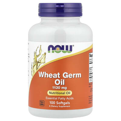 NOW Foods, Wheat Germ Oil, 1,130 mg, 100 Softgels