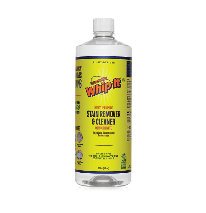 Whip It Stain Remover and Cleaner 32 oz Concentrate