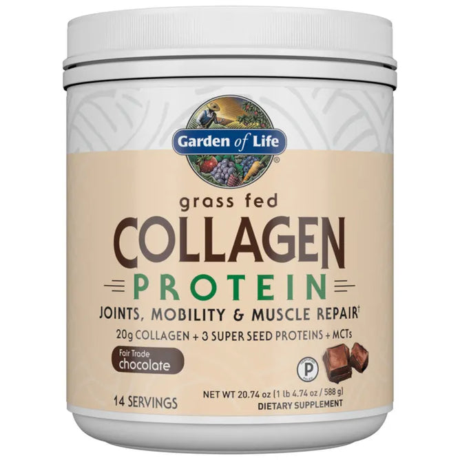 Grass Fed Collagen Protein Chocolate 20.74oz (588g) Powder