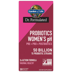 Dr Formulated Probiotics, Women's pH 50 Billion 30 softgels, Garden of Life
