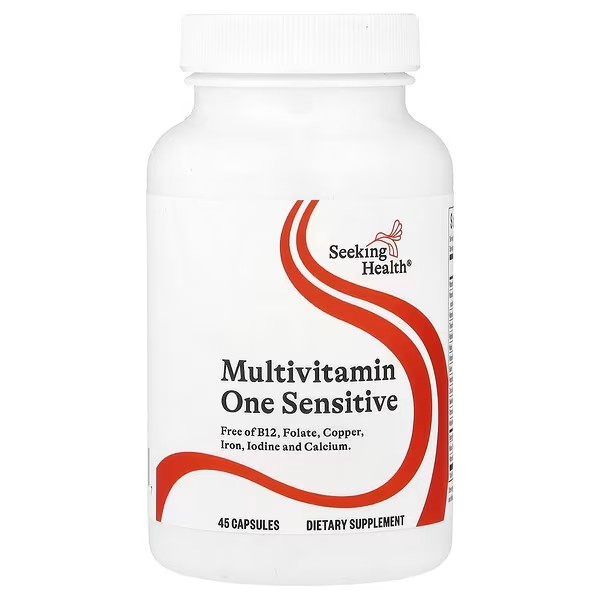 seeking health optimal multivitamin, One Sensitive, 45 Capsules
