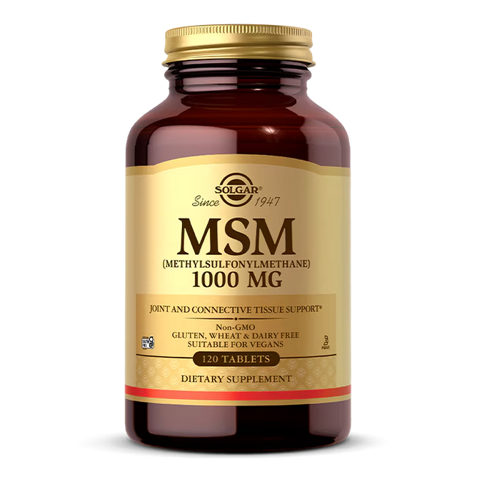 Solgar, MSM (Methylsulfonylmethane), 1,000 mg, 120 Tablets