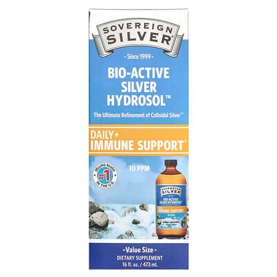 Sovereign Silver, Bio-Active Silver Hydrosol™, 10 ppm, 16 fl oz (473 ml)