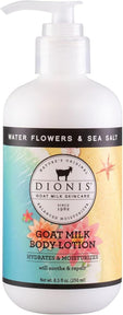 Dionis Goat Milk Skincare - Goat Milk Lotion Water Flowers & Sea Salt - 8.5 oz.