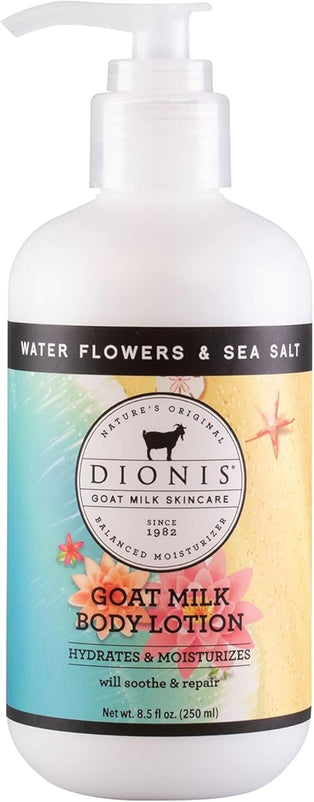 Dionis Goat Milk Skincare - Goat Milk Lotion Water Flowers & Sea Salt - 8.5 oz.